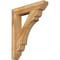 Ekena Millwork Olympic Slat Rough Sawn Bracket, Western Red Cedar, 6"W x 34"D x 42"H BKT06X34X42OLY06RWR - alternate 1